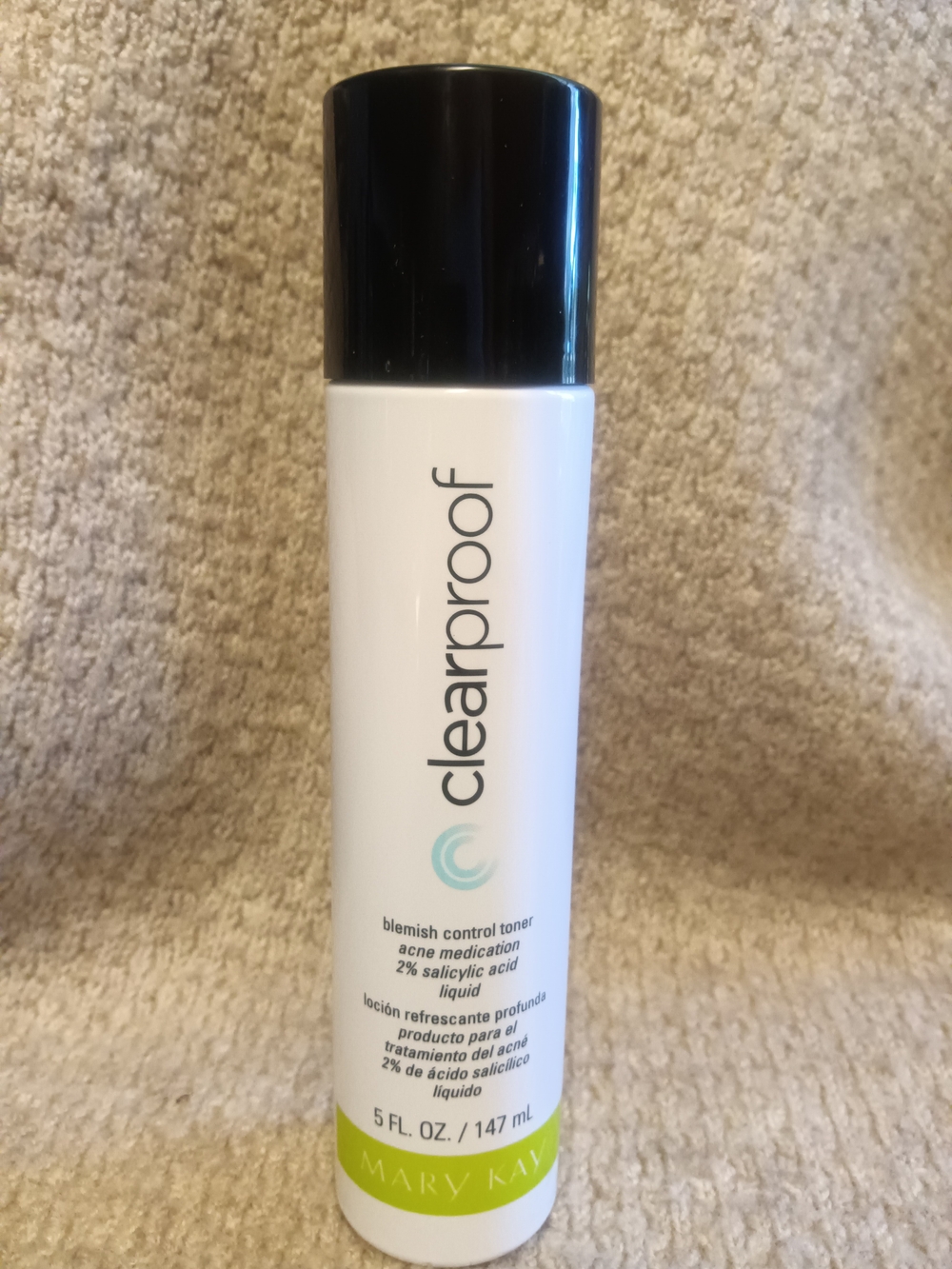 Mary Kay Clearproof Blemish Control Toner - White & Black Unixes
